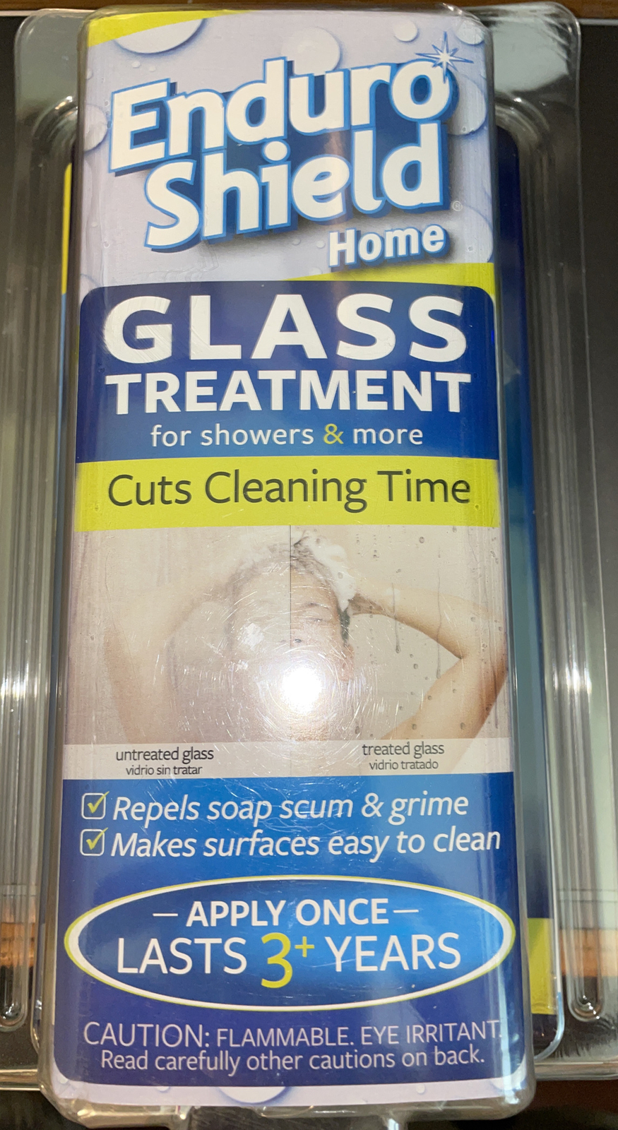 Enduro Shield Glass Treatment for Showers & More – Repels Soap Scum For 3yrs NEW