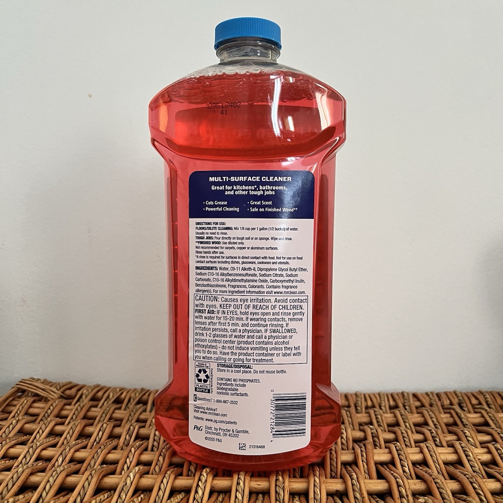 Limited Edition Mr Clean Frosted Cranberry Multi-Surface Cleaner 41 Oz