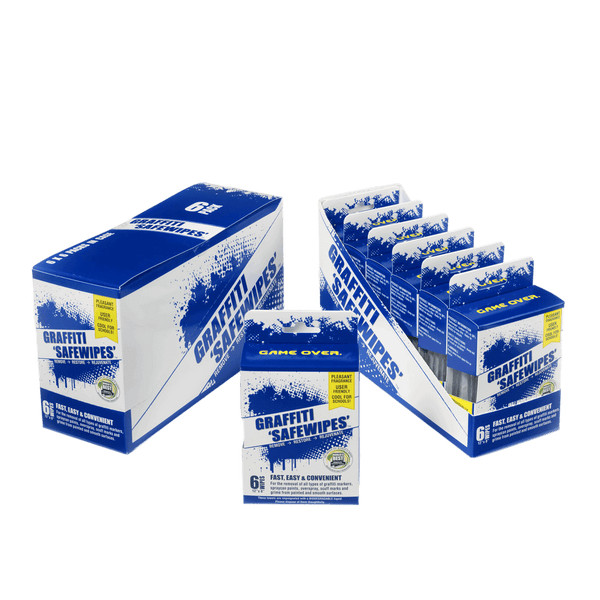 World’s Best Graffiti Safewipes – Removes Spray Can Paints, Overspray, and Grime