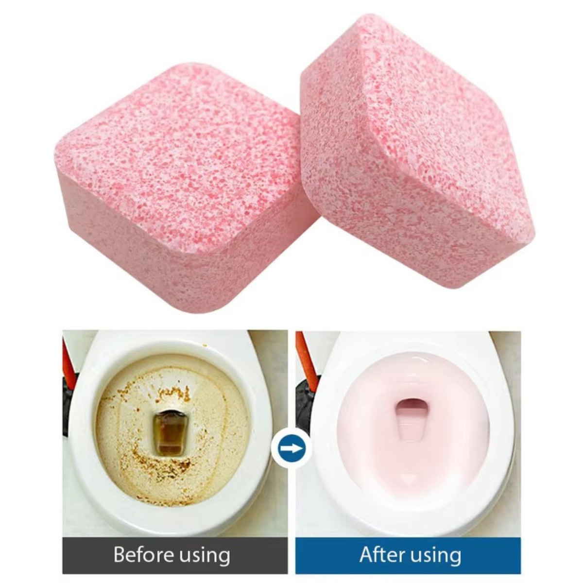 20Pcs Toilets Cleaning Effervescent Tablet Toilet Cleaner Deodorant Remover