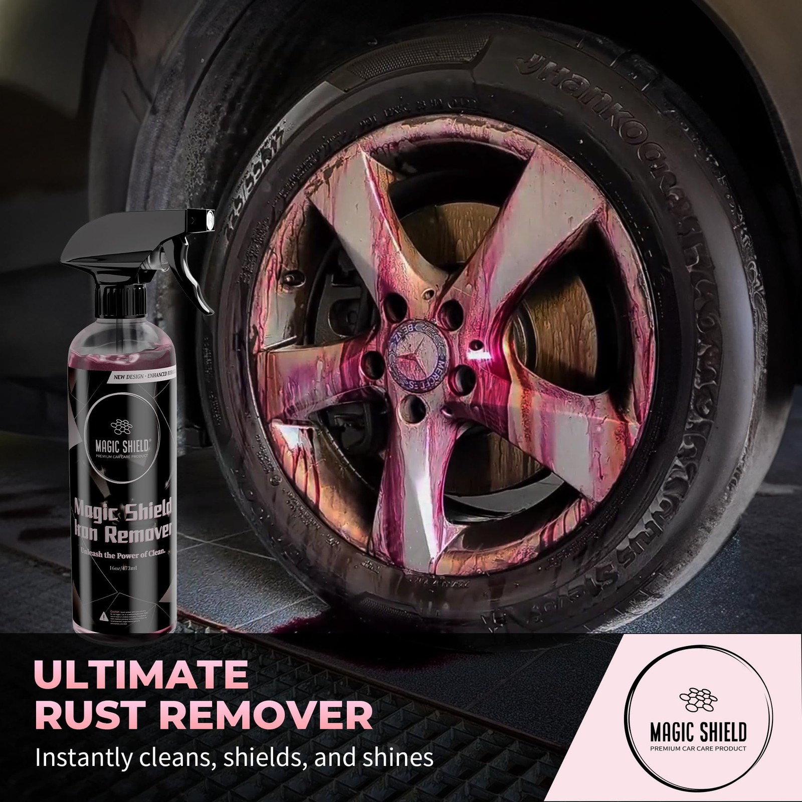 Iron Remover Spray for Cars 16oz – pH-Neutral Iron and Fallout Remover for Ca…