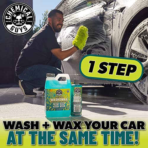 Sudpreme Wash & Wax 128 oz High Suds Foaming Car Wash Soap with Carnauba Wax