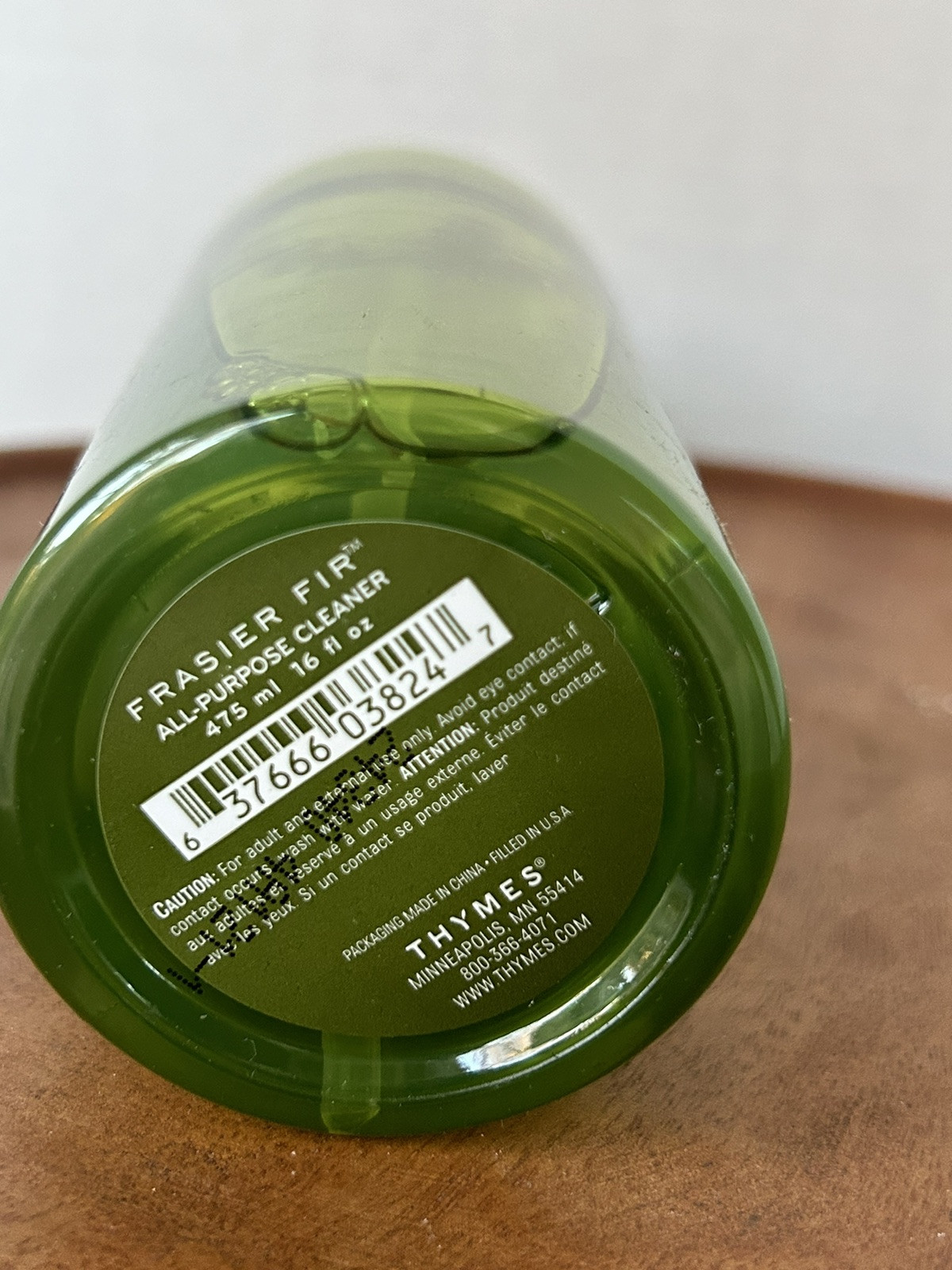 NEW Thymes – Frasier Fir All-Purpose Cleaner Counte Top 16 Ounce Bottle