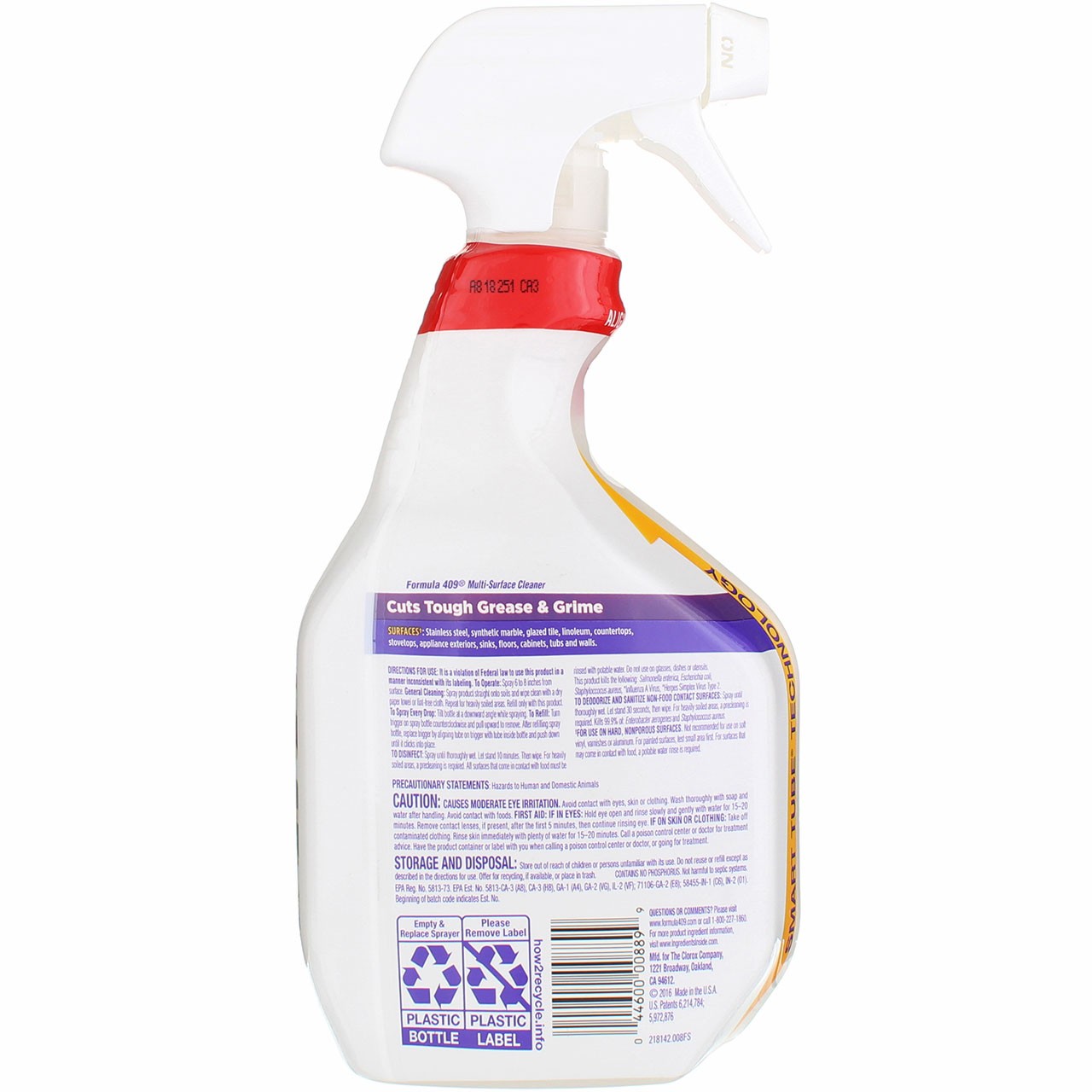 4 Pack Formula 409 Multi-Surface Cleaner Spray, Original, 32 fl oz