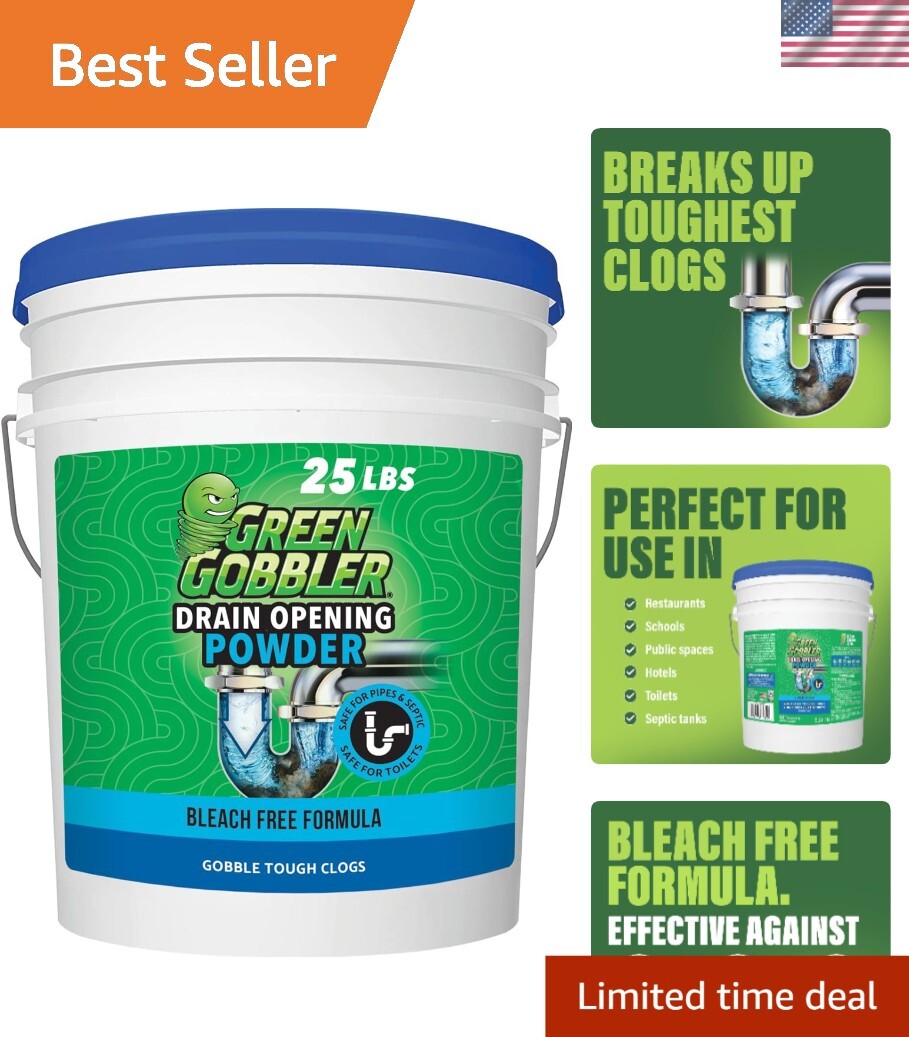 Eco Drain Cleaning Solution for Residential & Commercial Use – Solid Formula