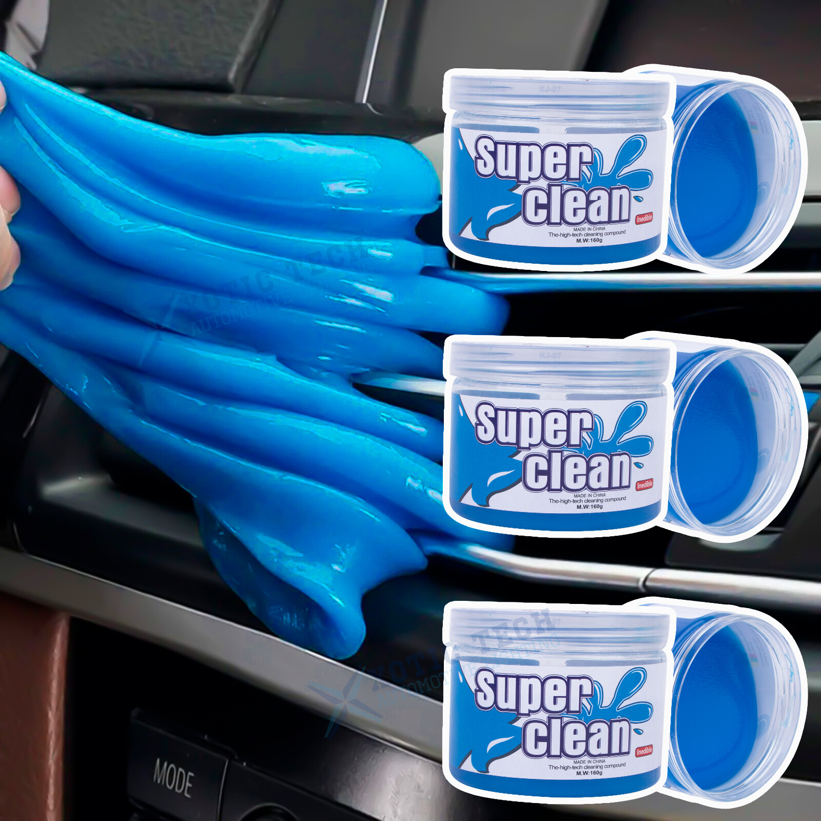 SUPER CLEAN MAGIC GEL Car & Auto Detailing Keyboard Dust Cleaner Gadget Reusable