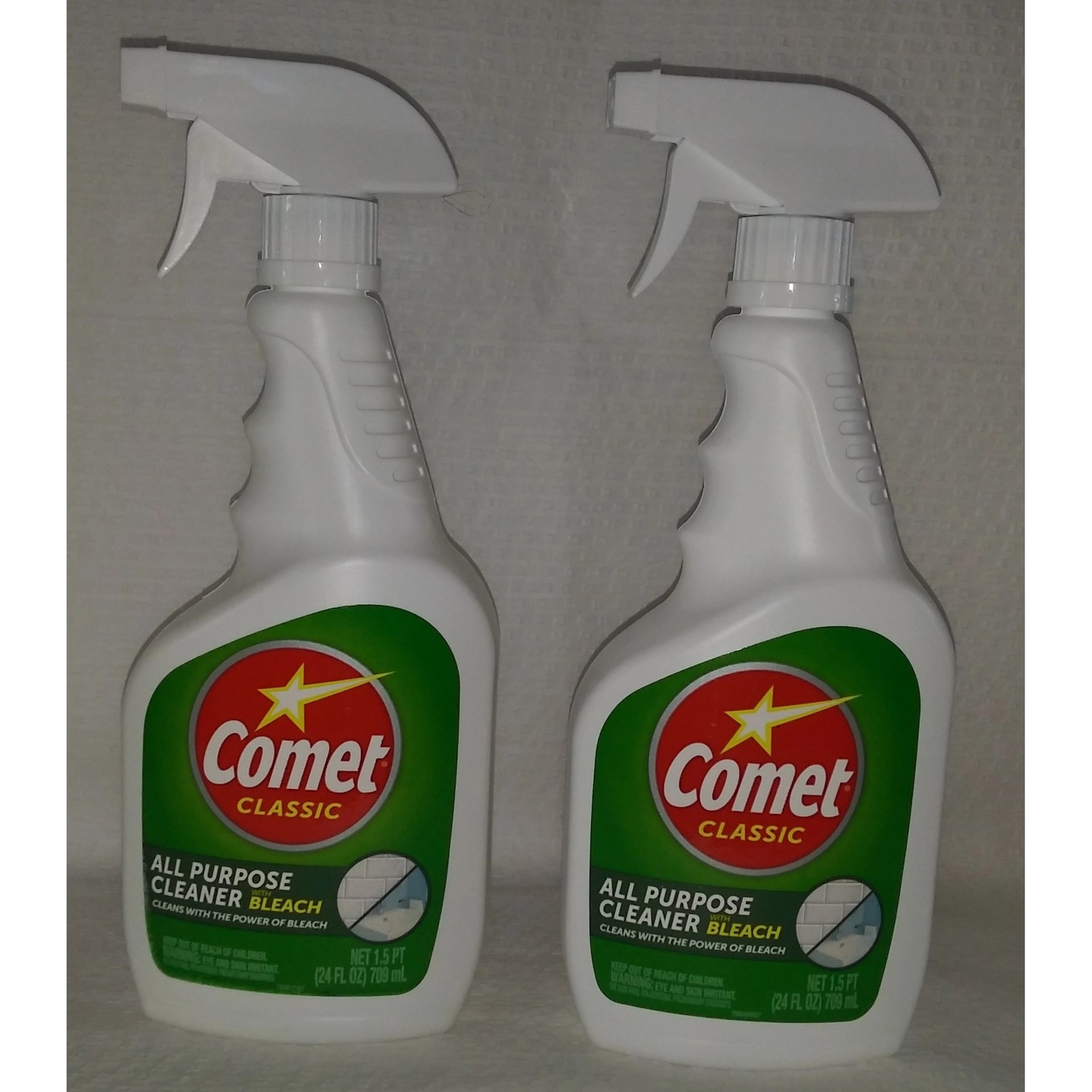 Comet Classic All Purpose Cleaner with Bleach – (2-Pack) 24oz x 2 = 48oz