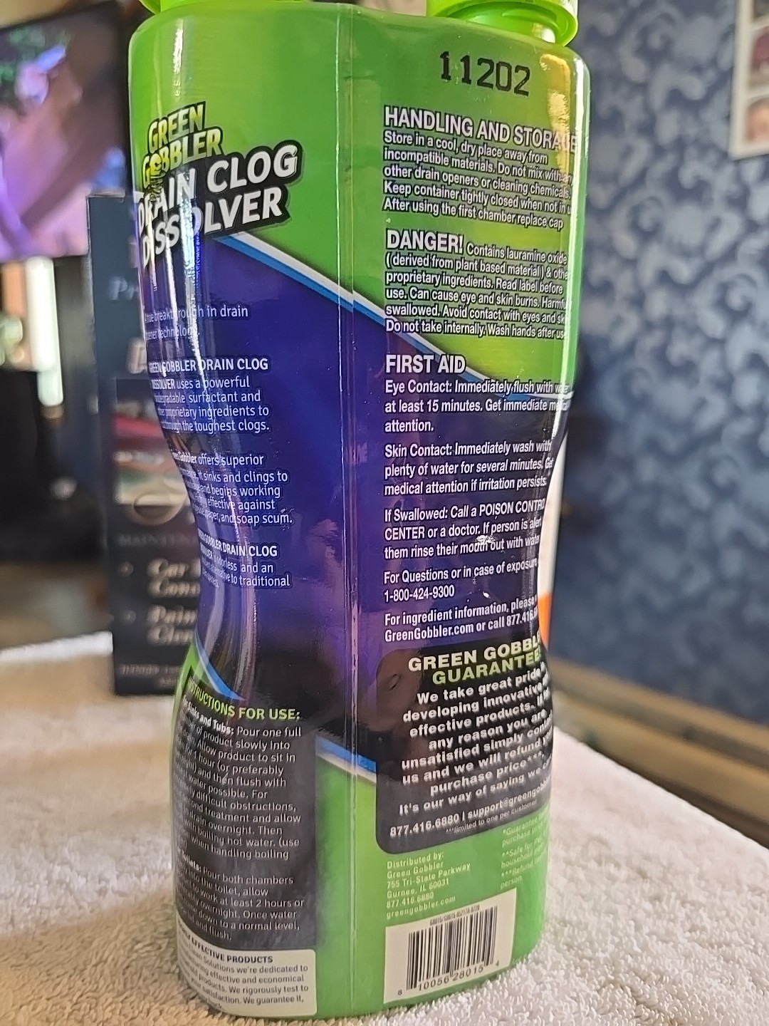 Drain Clog Remover and Cleaner, Septic-Safe, Bleach-Free,No Harsh Fumes – 2 Uses
