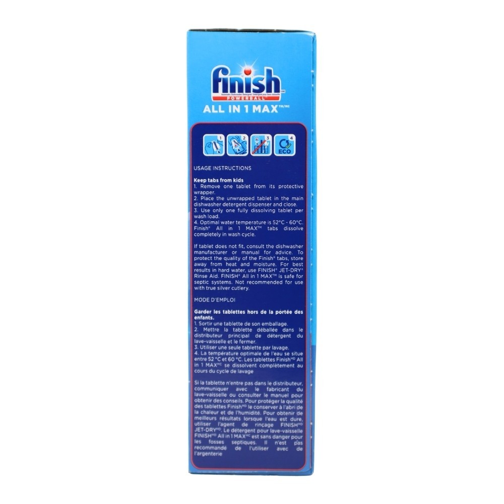2-Pack – Finish Powerball All-in-1 Max Automatic Dishwasher Detergent, 55 Count