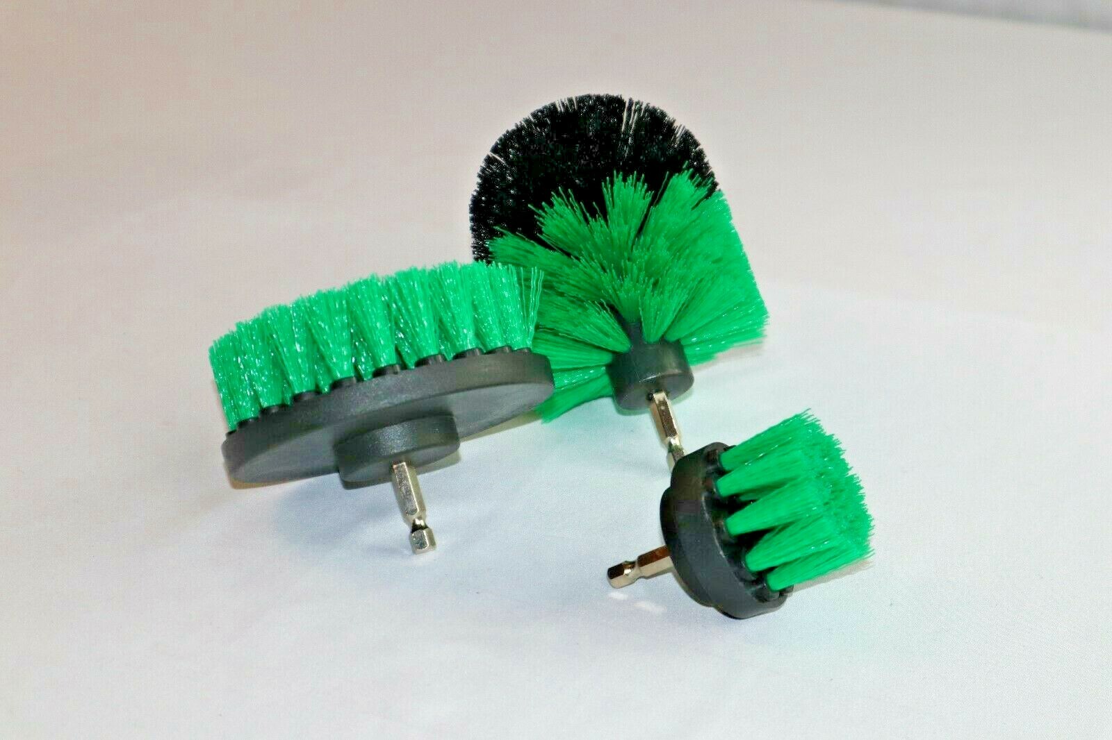 3PCS Drill Brush Set Green Color NEW from US Based seller