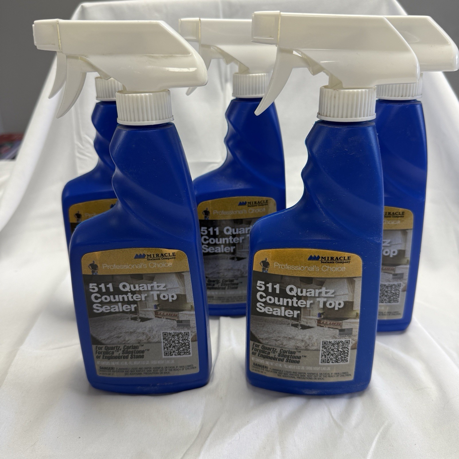 5 Bottles Miracle Professional Choice 511 Quartz Counter Top Sealer **Read