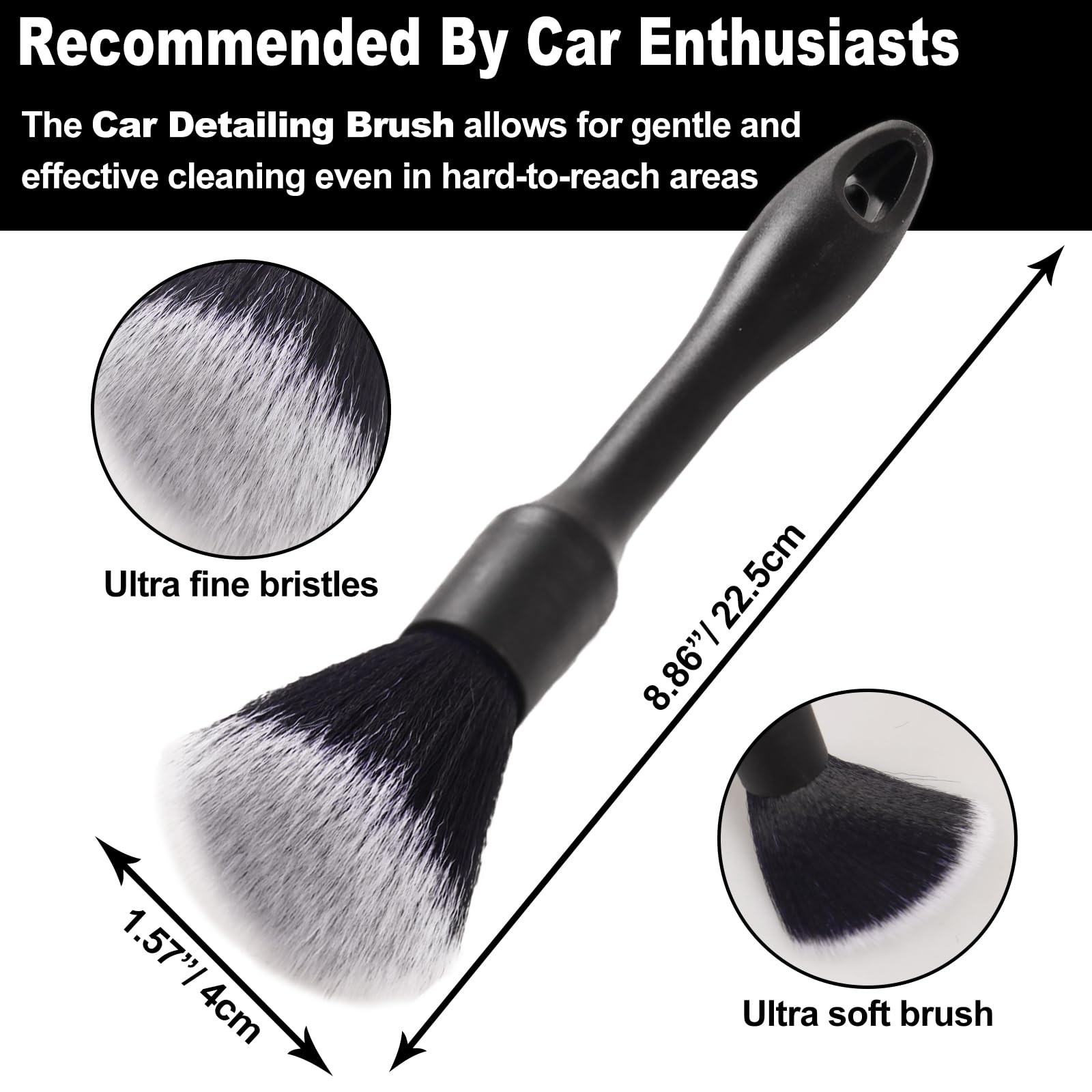 3PCS Wheel Brush for Cleaning Wheel and Tire, Wheel and Rim Brush, Car Detail…