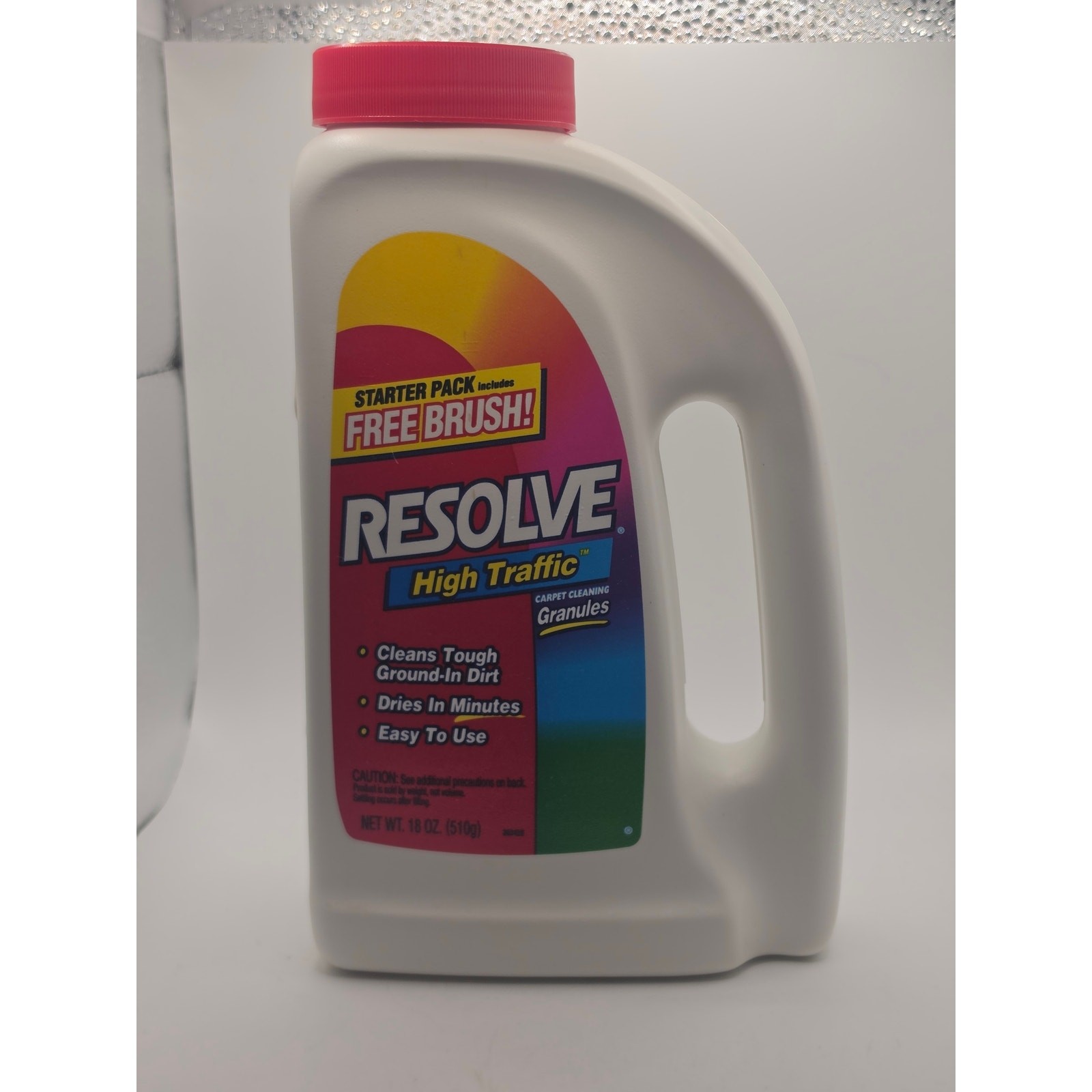 Full Bottle RESOLVE High Traffic Carpet Cleaning Granules Discontinued