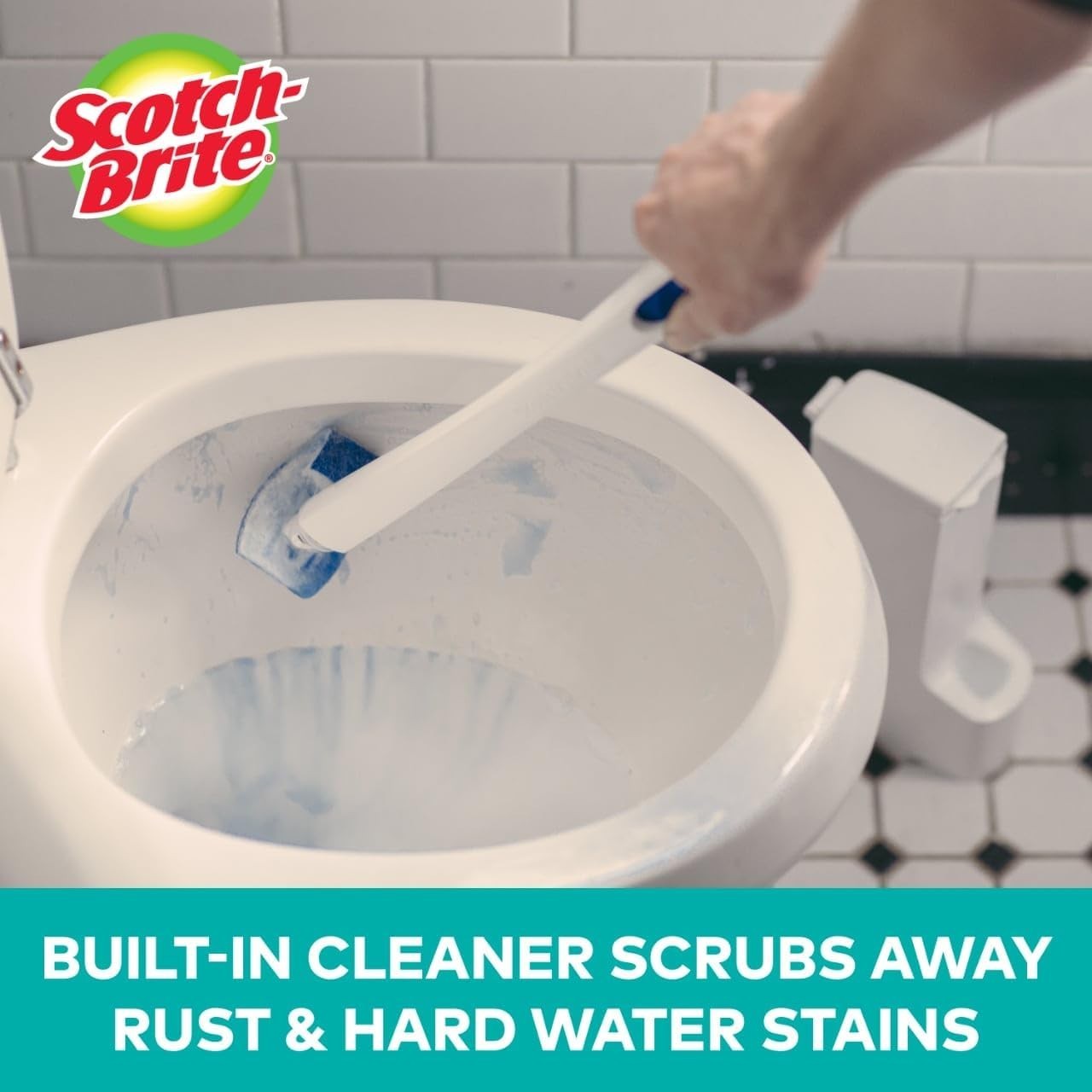 Scotch-Brite 48 Disposable Toilet Scrubber Refills for Rust & Hard Water Stains