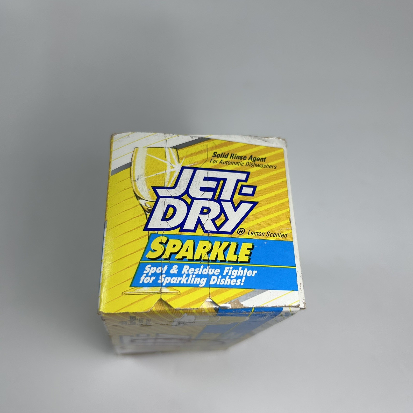 Vintage Jet-Dry Sparkle Lemon Scent 2 Pack Dishwasher Rinse Agent NEW