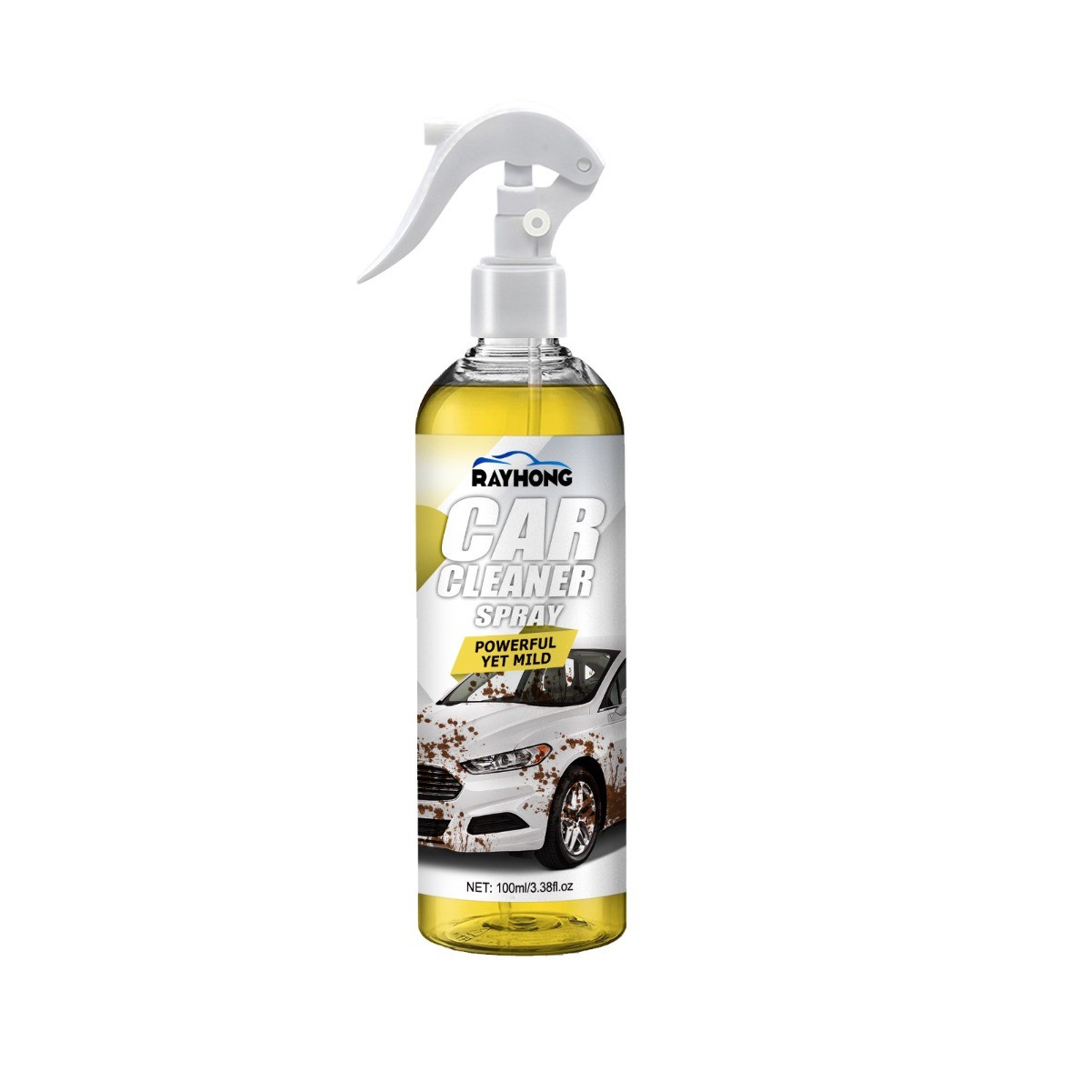 Car Cleaning Spray Waterless Formula for Dirt & Grease on Paint Windows Wheels