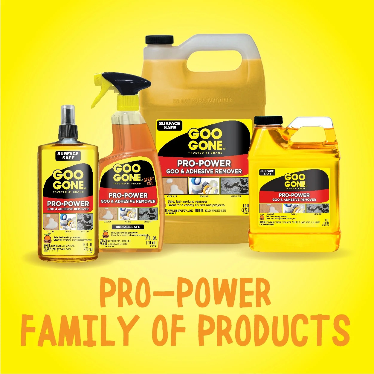 Pro-Power Goo and Adhesive Remover, 8 Ounce Bottle