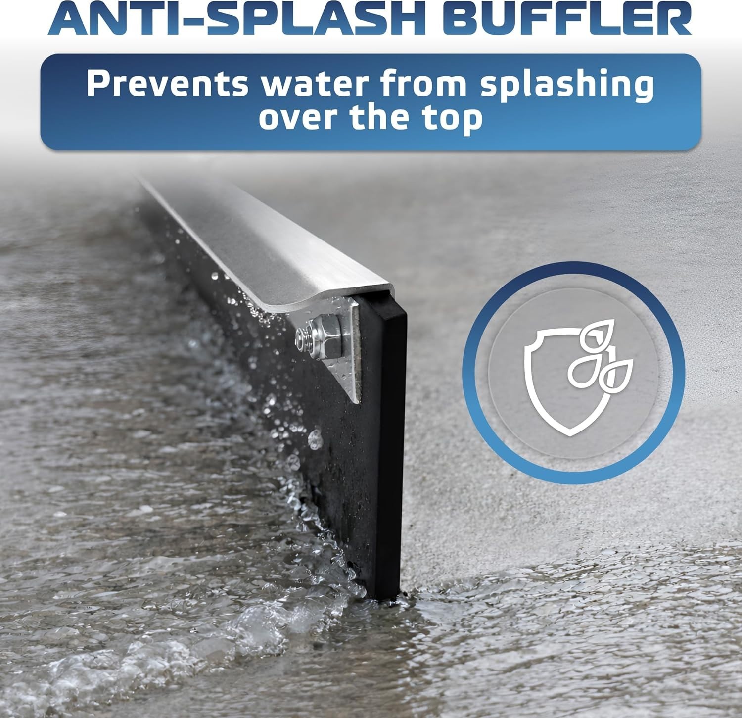 Versatile Heavy-Duty 10-Inch Squeegee with Universal Socket for Extension Poles
