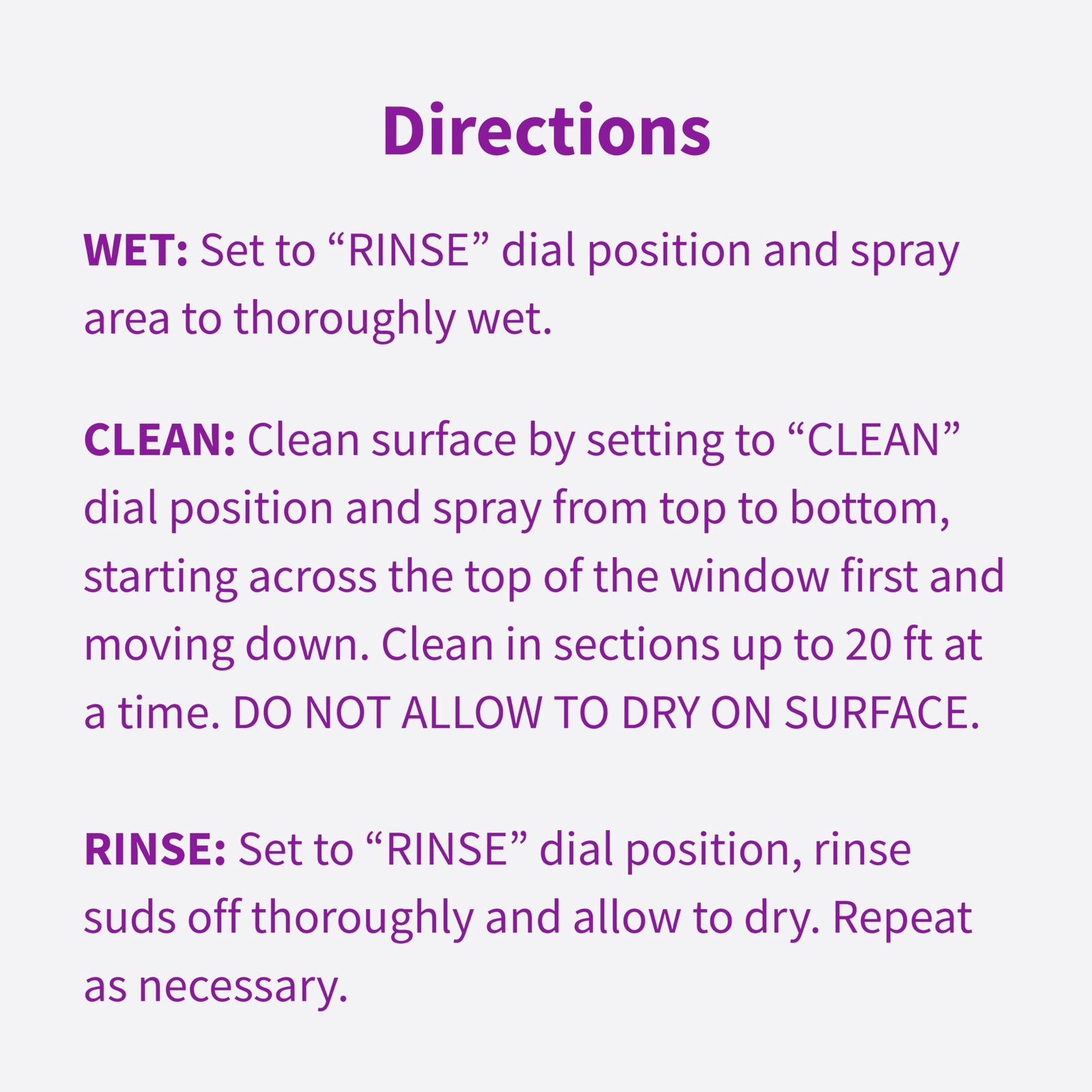 Rejuvenate High Performance Outdoor Window Spray And Rinse Cleaner Hose End