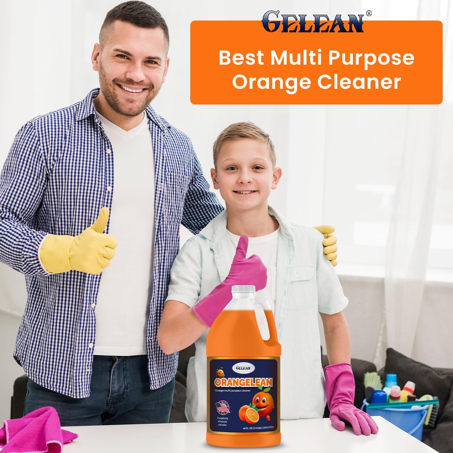 Multi Purpose Cleaner Pet Odor eliminator 64oz Concentrate MAKES 32 GALLON …