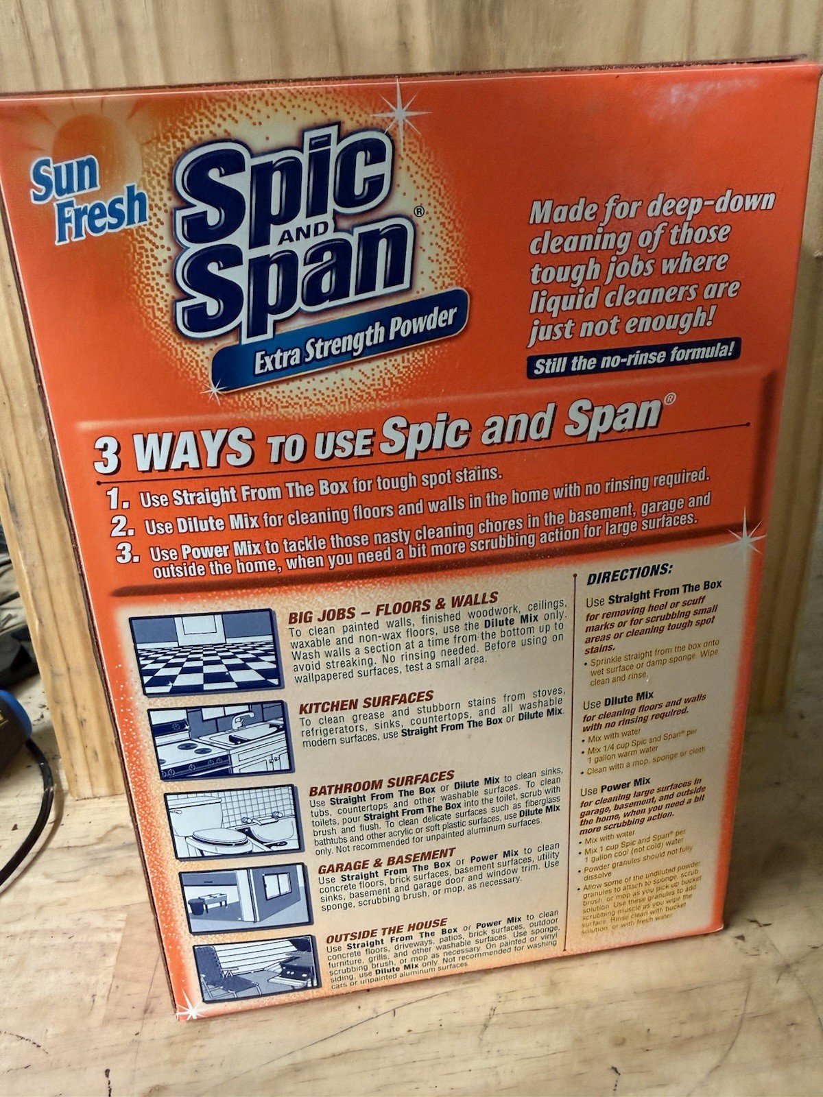 Spic and Span Extra Strength Powder SUN FRESH – 27 oz – NEW