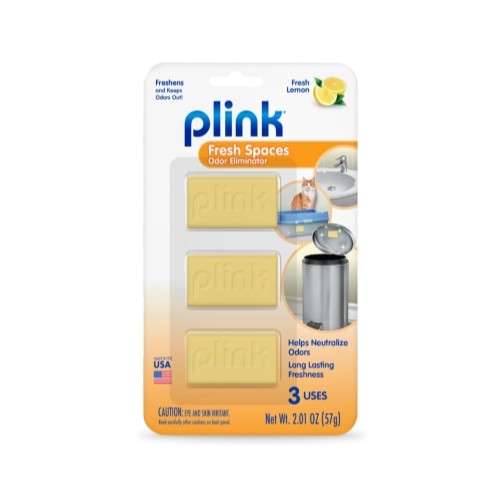 Plink Fresh Spaces Garbage Odor Eliminator, 3 Count (3 Pack)
