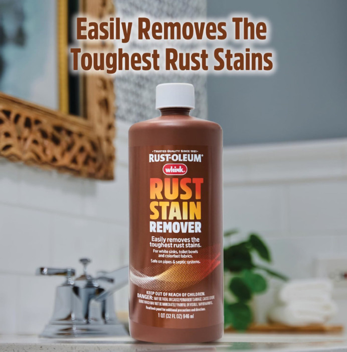 Rust-Oleum Whink Rust Stain Remover | Heavy-Duty Iron Stain Remover for White To