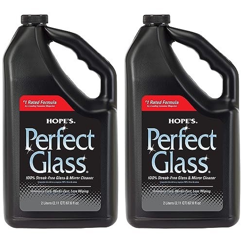 Streak-Free Glass Cleaner Spray Refill, Ammonia-Free for Windows, Mirrors & Scre