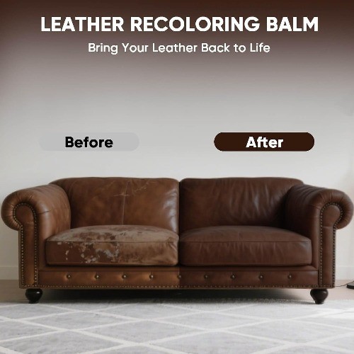 Recoloring Balm, 10OZ Repair Kit for Furniture, Size: 10 OZColor: Medium Brown