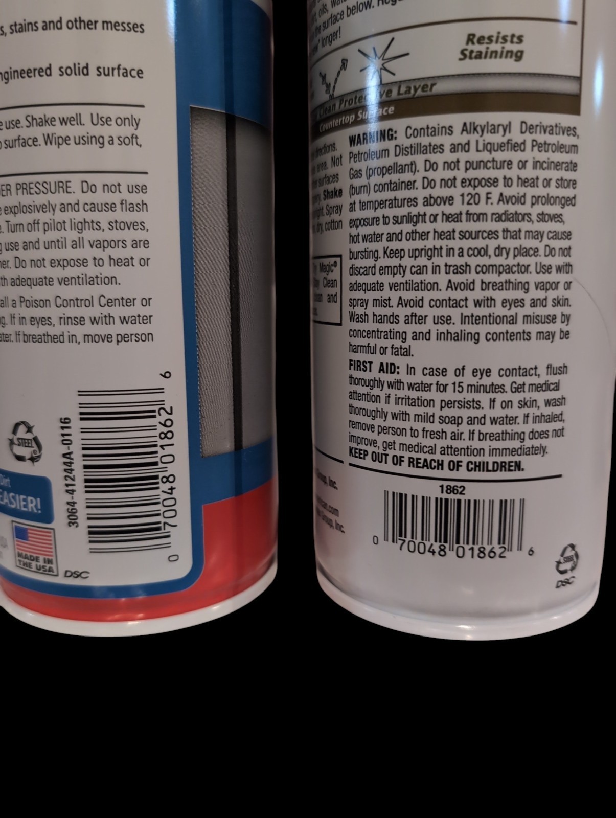 Magic Countertop Cleaner Spray x2 Kitchen Surface Protects Laminate/Engineered