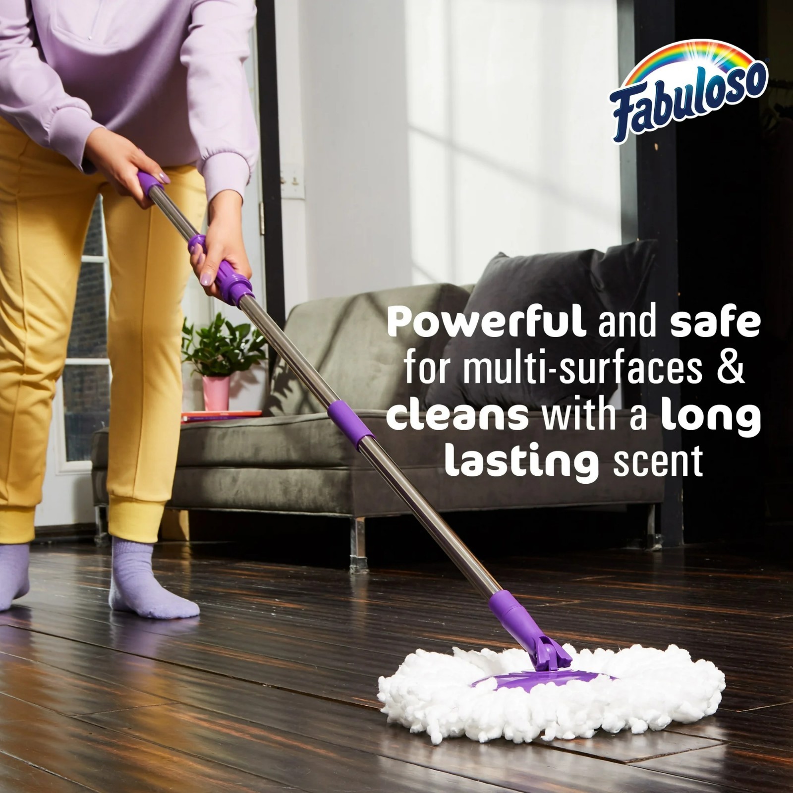 Fabuloso Multi Surface All Purpose Floor Cleaner, Lavender Scent, 128 fl oz