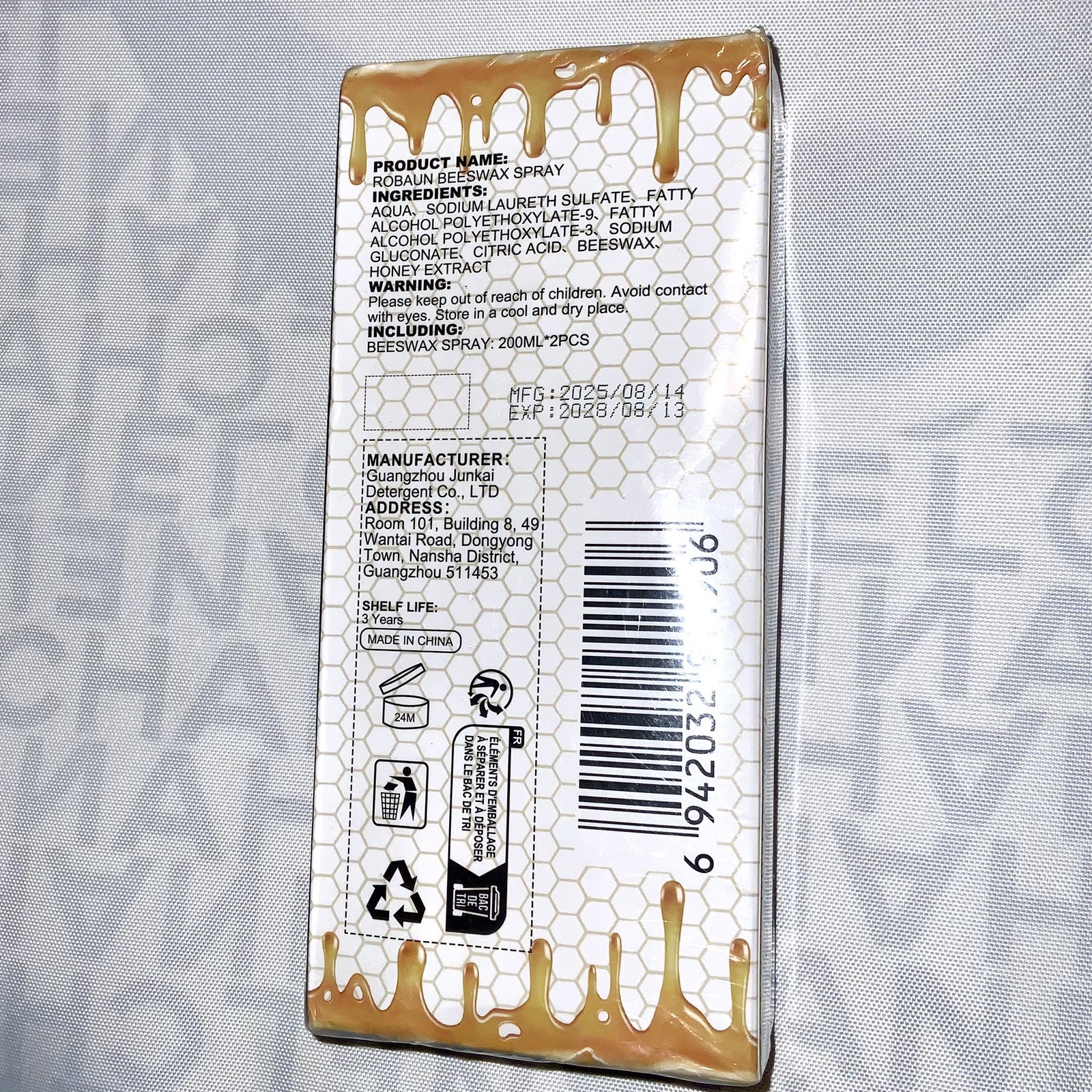 2 PACK LARGE Natural BEST Bee Wax Furniture Polish Spray Molecularized Beeswax
