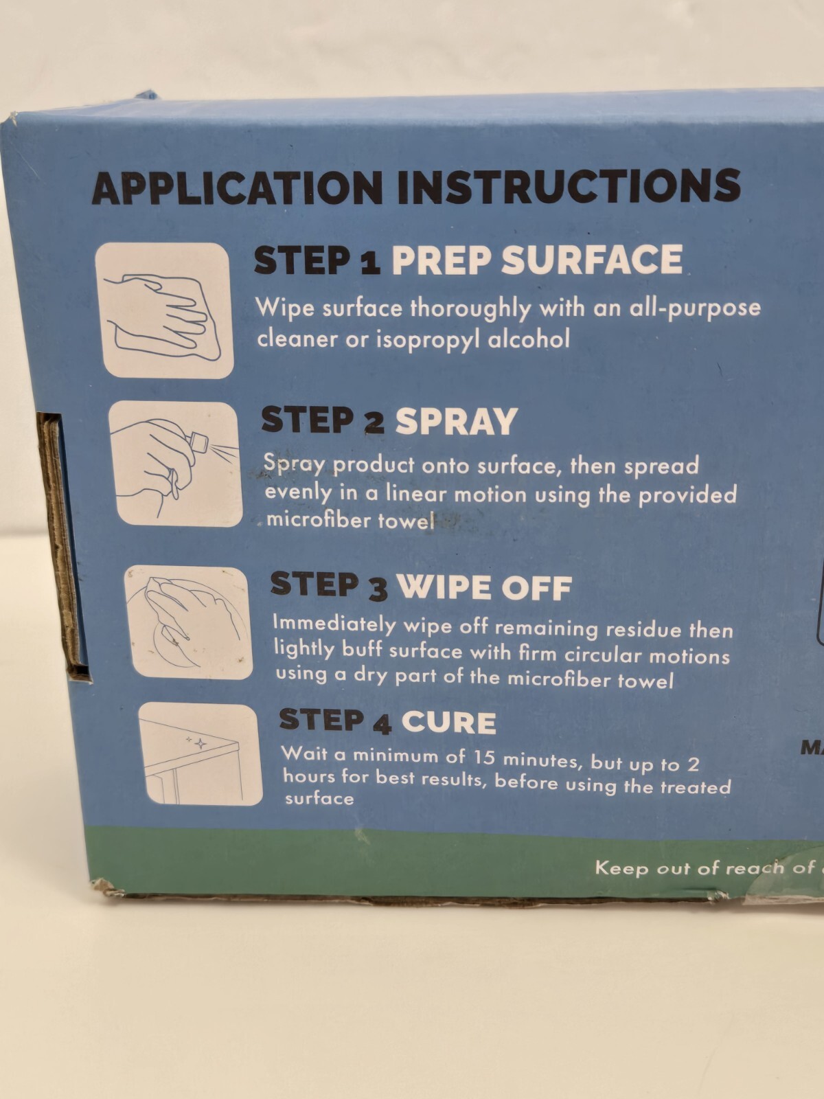 Durabasics Home Ceramic Spray Kit Seal Protect Kitchen Bath 2-Pk 12 Oz Each