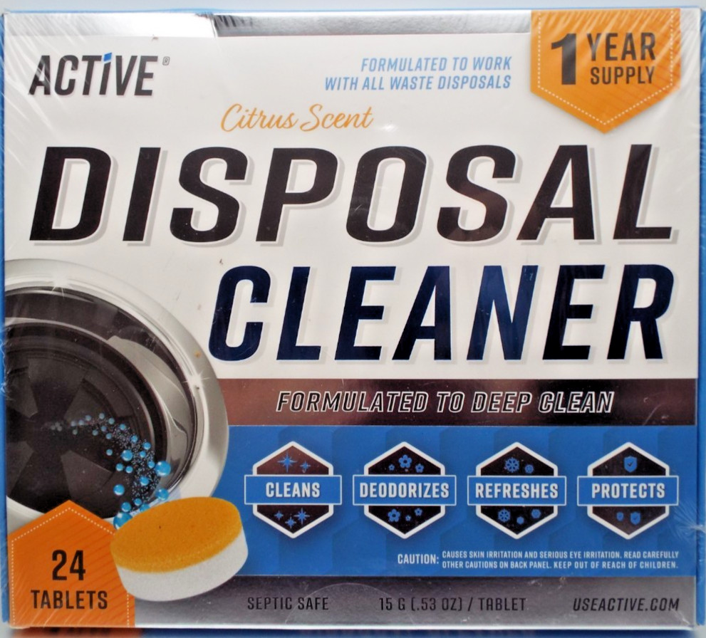 ACTIVE Disposal Cleaner Tablets, 24ct (Citrus Scent)