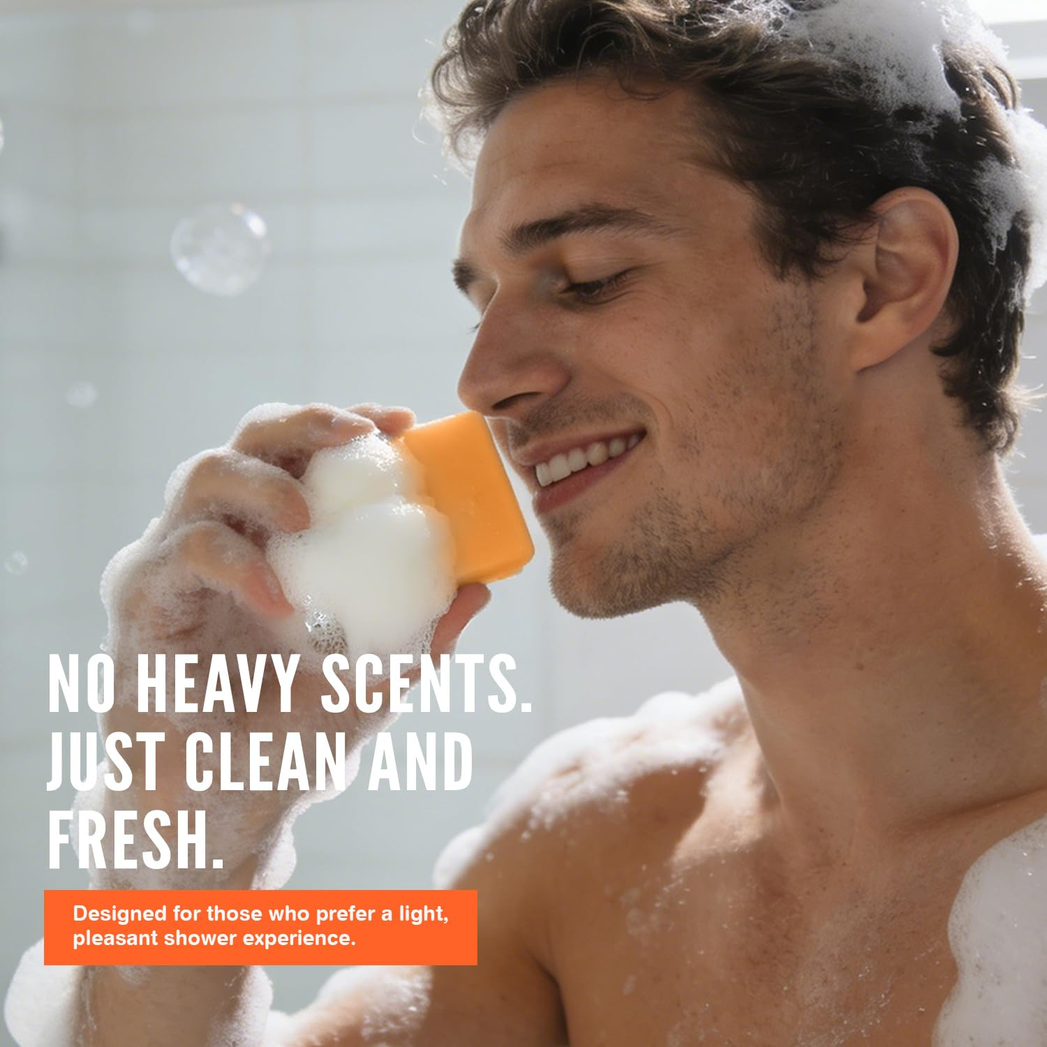Men’S Soap Bar for Men – Natural Mens Soap – Crisp Citrus Air – Clean, Light Sce