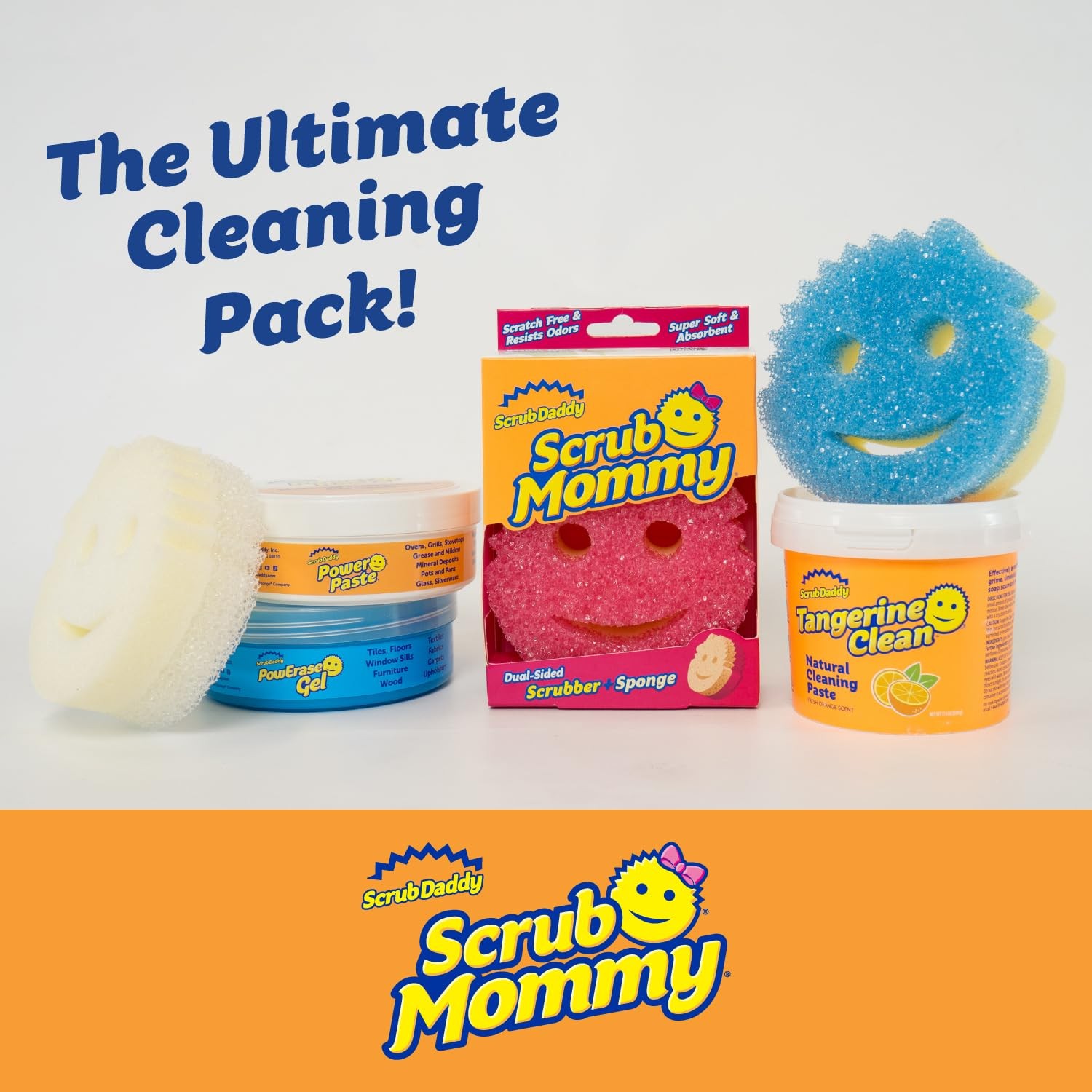 Sponges + Household Cleaning Supplies Bundle – PowerPaste Cleaning Putty, Tan…