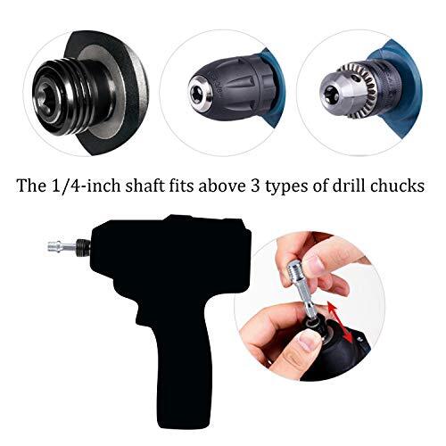 Drill Power Brush Tile Scrubber Scouring Pads Cleaning Kit, 4 inches, (no drill)