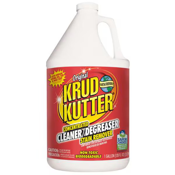Krud Kutter Cleaner/Degreaser Stain Remover, Jug, 1 gal, Concentrated, Water