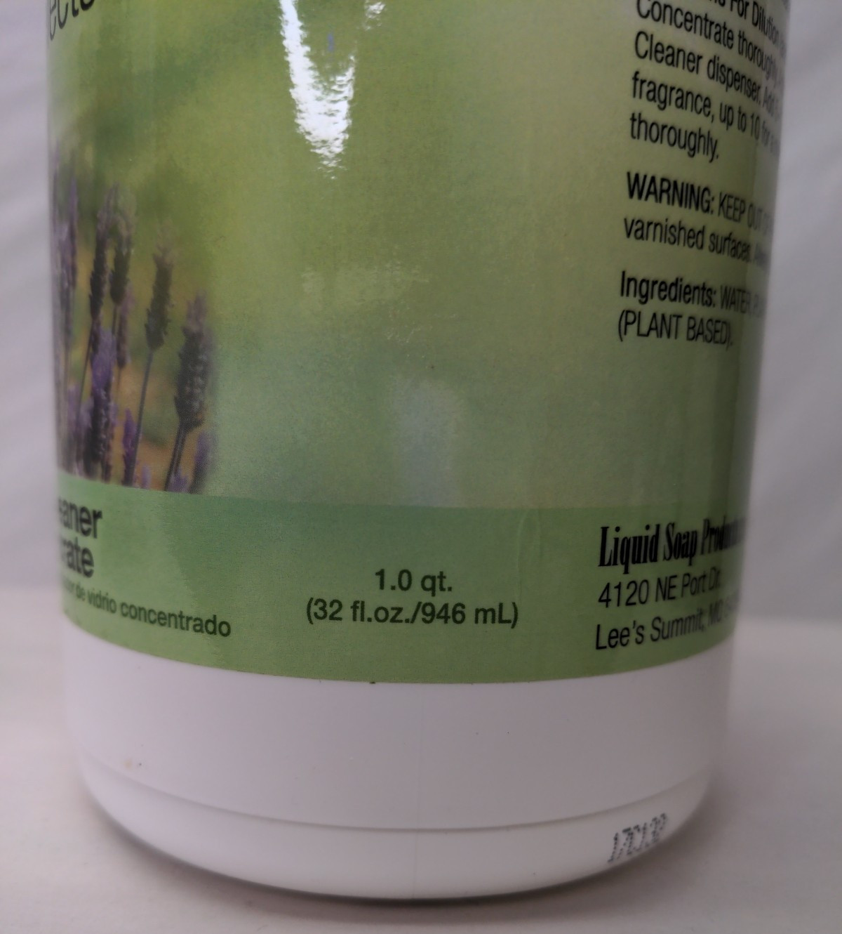 Pure Selects Glass Cleaner Concentrate 32 fl. oz./1 qt. Sealed