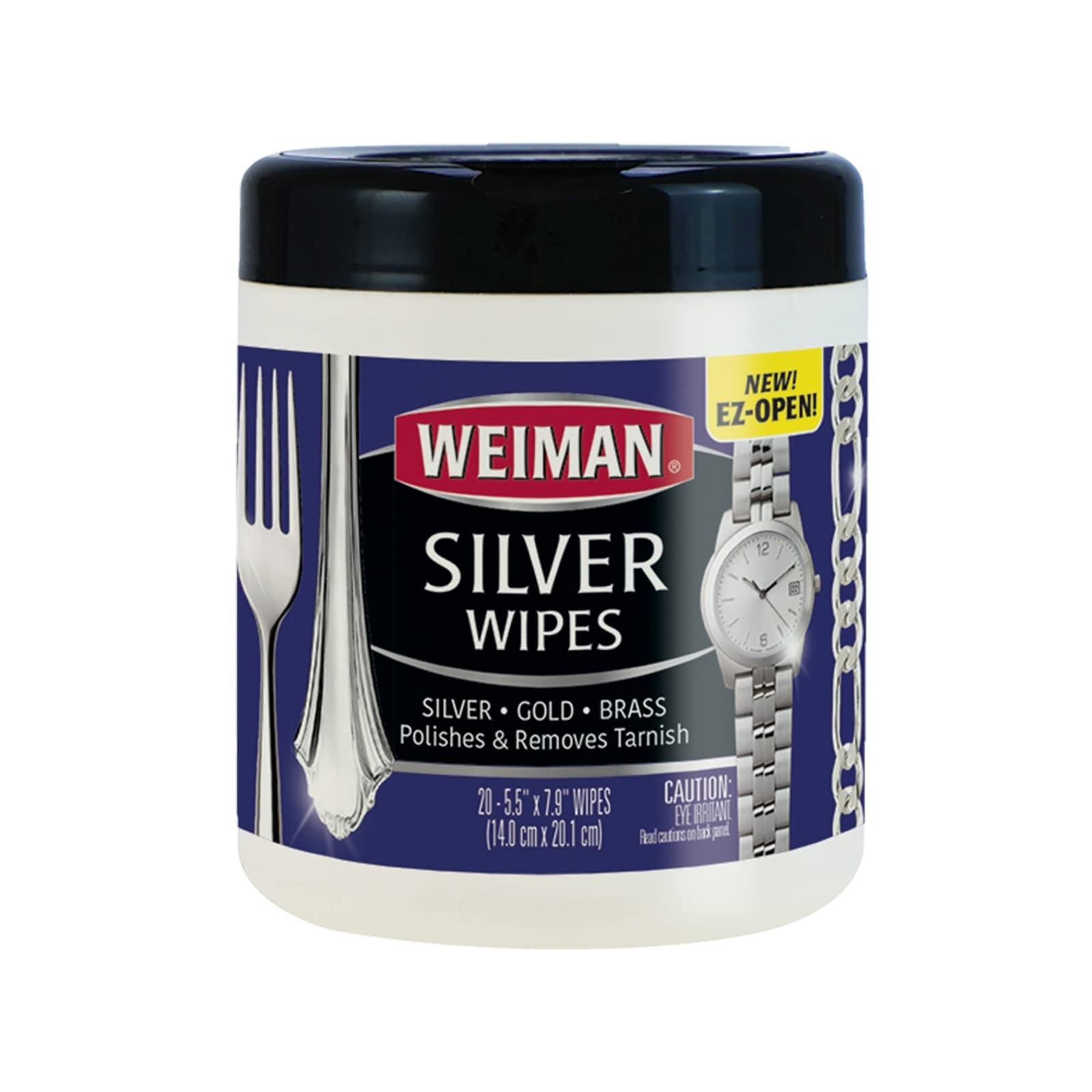 Weiman Jewelry Polish Cleaner, Tarnish Remover Wipes – 20 20 Count, No Color