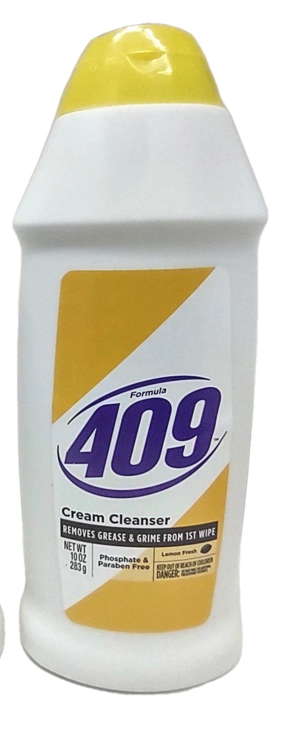 2x Formula 409 Cream Cleanser Removes Greese & Grime with LEMON FRESH 10 oz Each