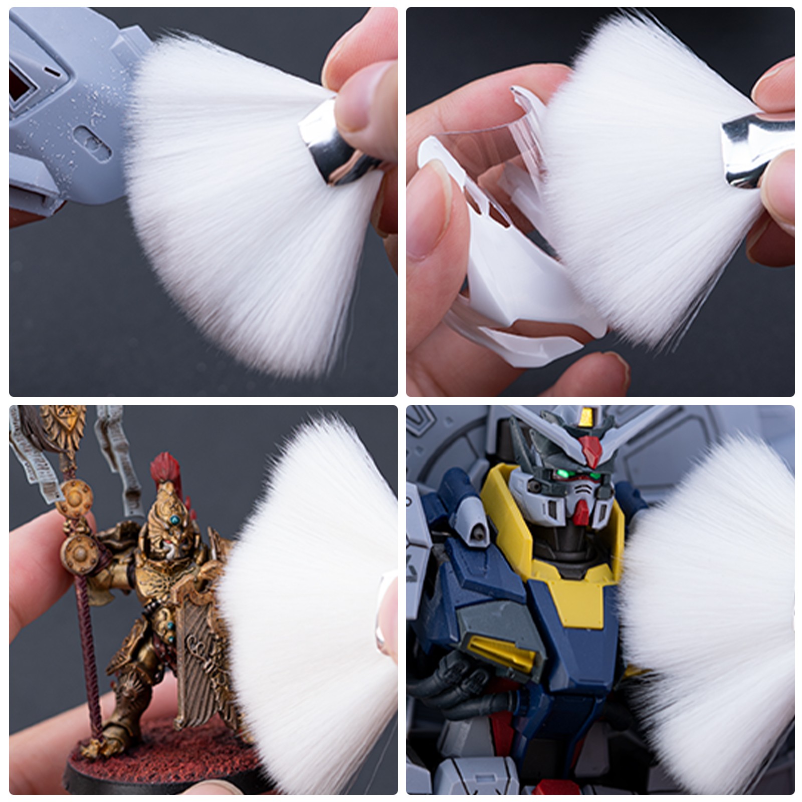 Model Grooves Clean Dust Removal Brush for Gundam/Military Models Hobby Tools