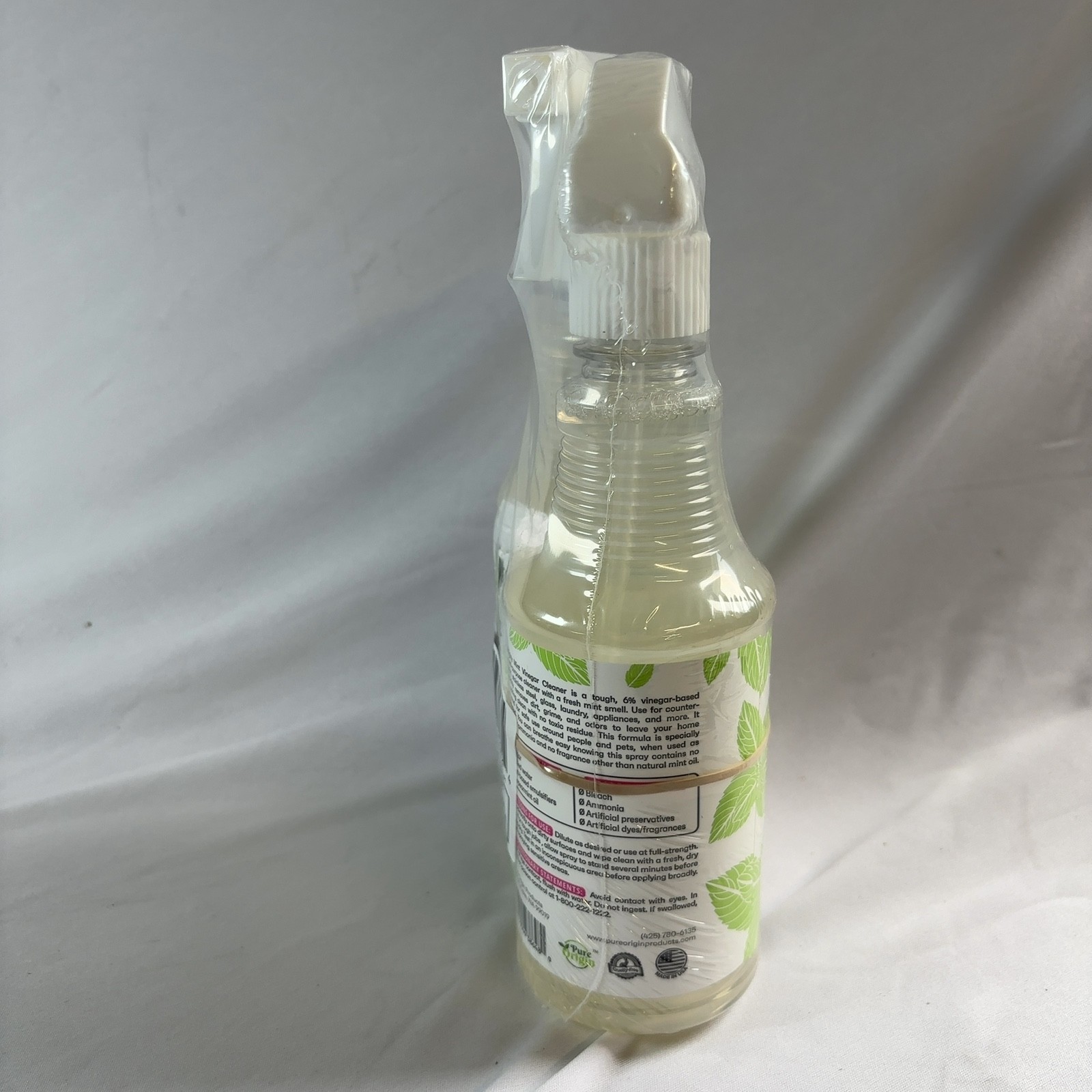 Leafy Spirits Co. Mint Vinegar Cleaner Set of 2, 16 fl oz Spray Bottles