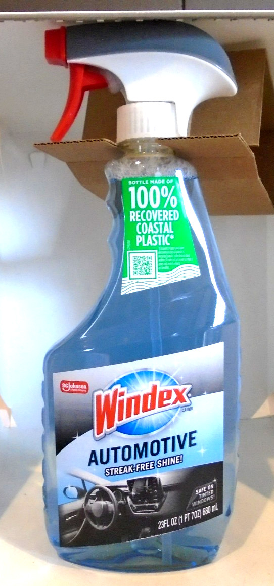 Windex Automotive Glass Cleaner 23oz Streak Free Shine for Car Windows & Mirrors