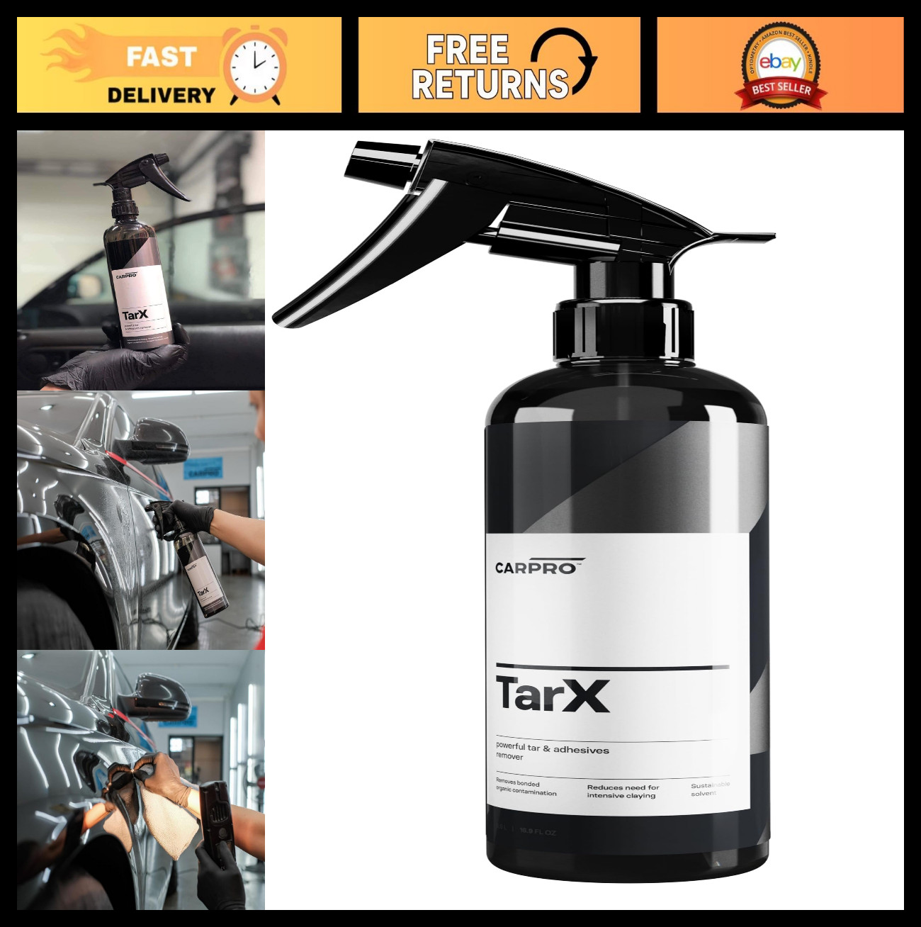 Professional Strength Tar & Adhesive Remover – 500ml Automotive Degreaser & Clea