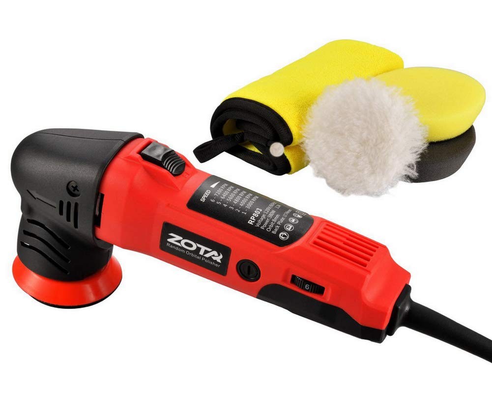 Orbital Polisher – 3 Dual Action Mini Polisher Kit with 13.1 ft Cord for Car …