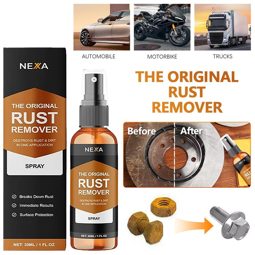 NEXA Rust Remover Spray – Fast-Acting Multi-Surface Cleaner | Removes Rust, 50mL