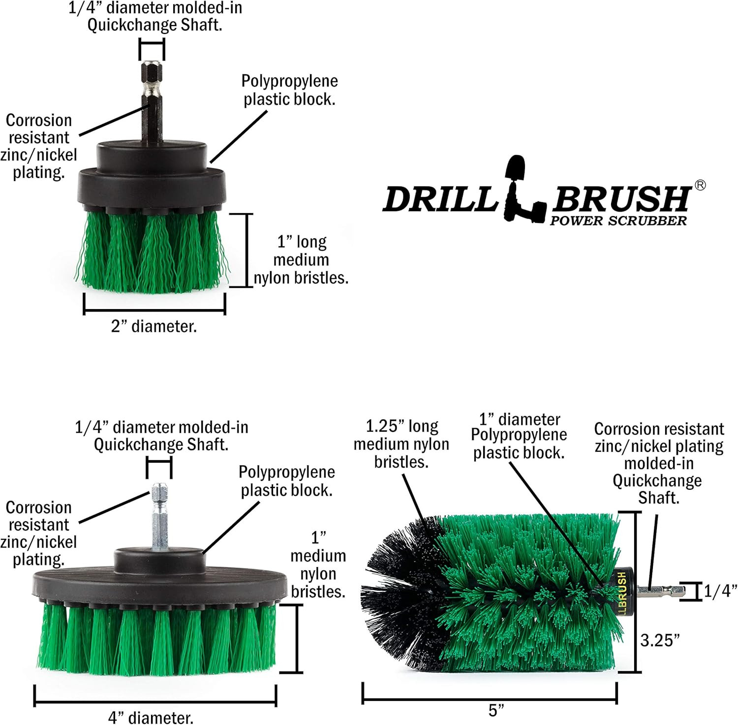 – Oven Cleaner Brush Set – Kitchen Cleaning Brush Drill Brush Set – Kitchen Acc