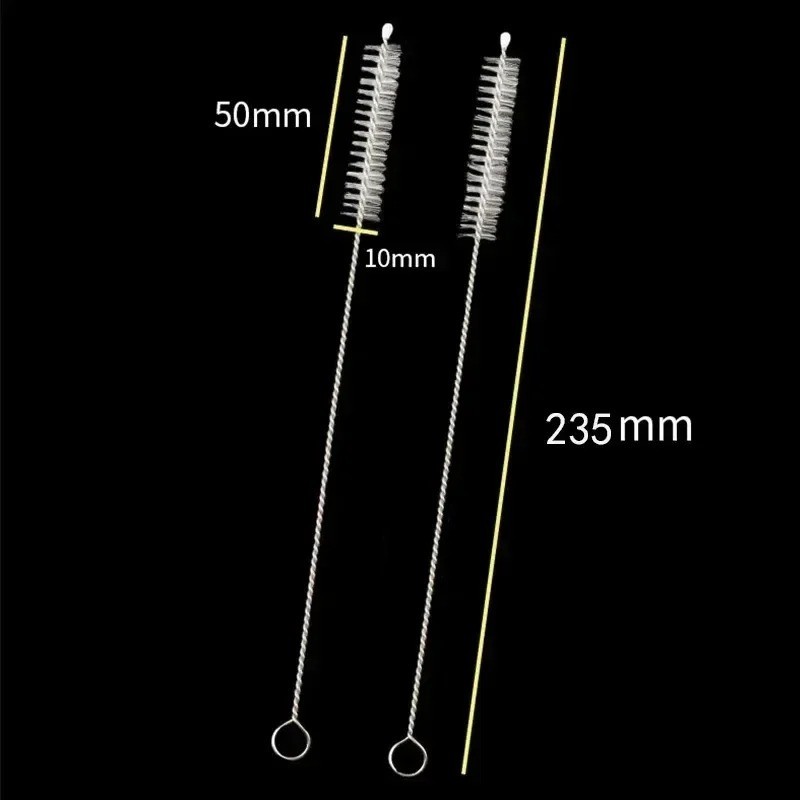 US Nylon Straw Brush Cleaner Bottle Tube Pipe Small Long Cleaning 100Set