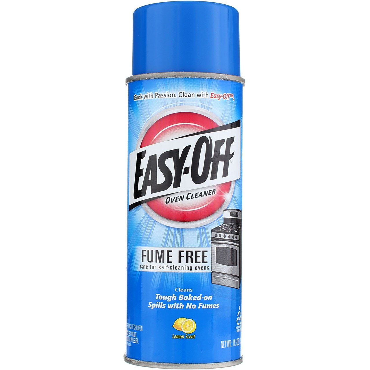 3 Pack Easy-Off Fume Free Oven Cleaner Aerosol, Lemon, 14.5 oz